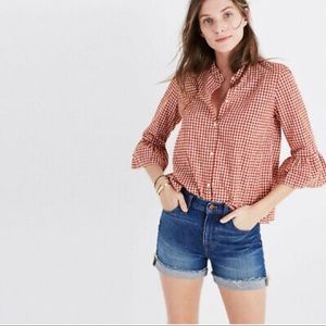 Madewell Gingham Blouse